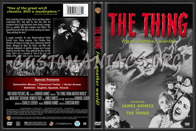 The Thing From Another World (1951) dvd cover