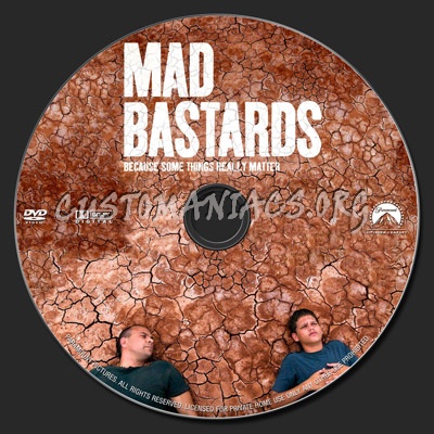 Mad Bastards dvd label