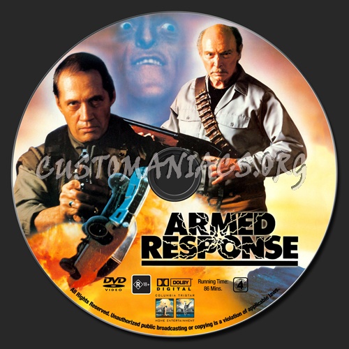Armed Response dvd label