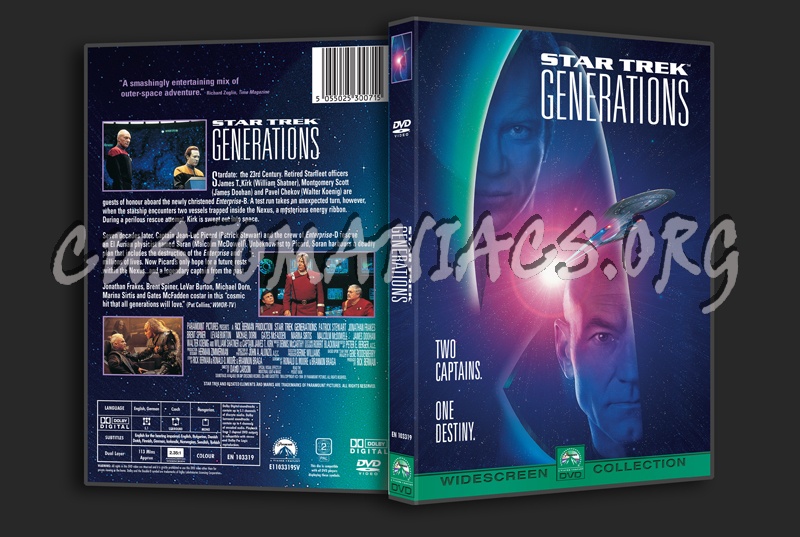 Star Trek VII Generations dvd cover