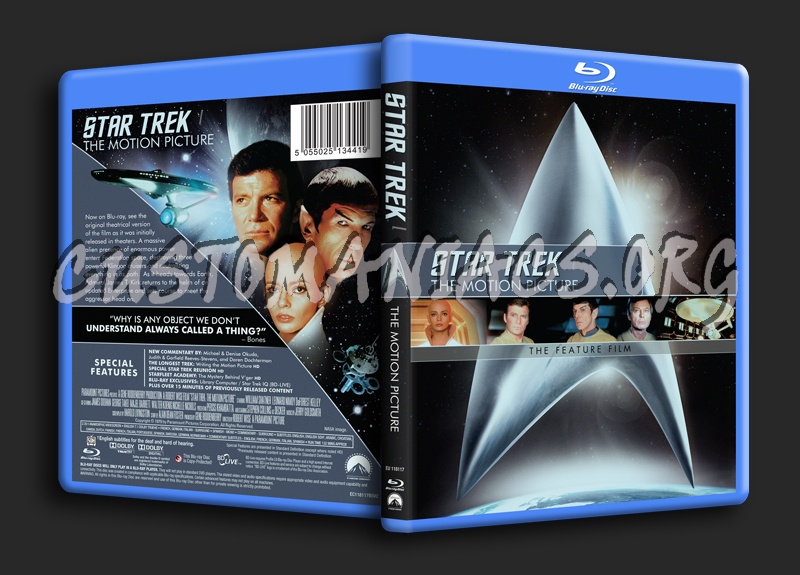 Star Trek I The Motion picture blu-ray cover