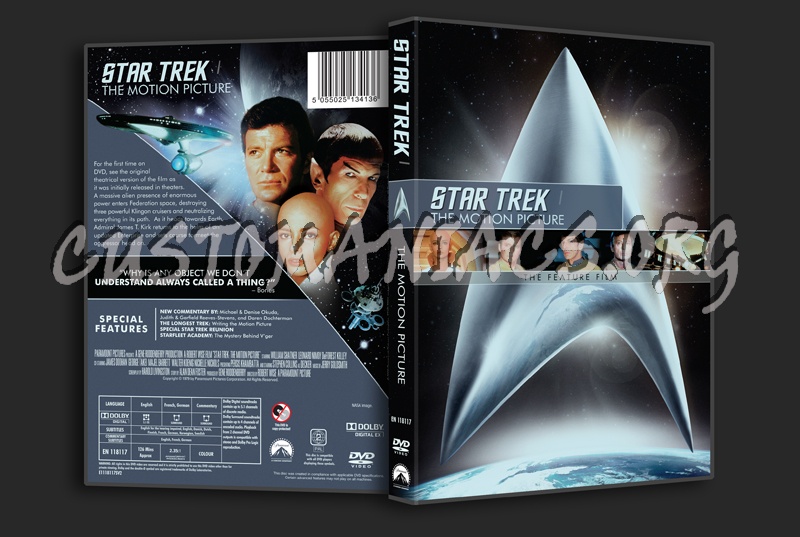 Star Trek I The Motion picture dvd cover