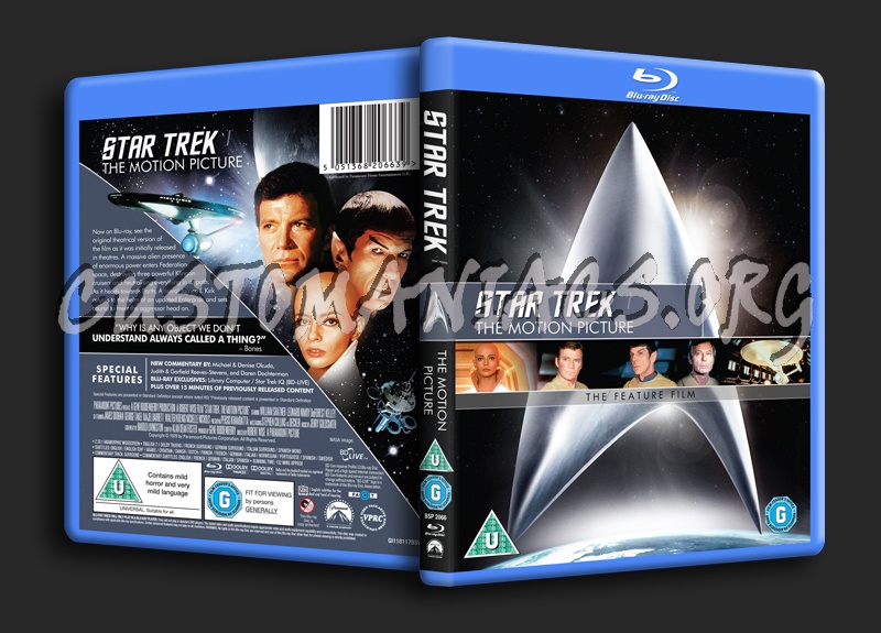 Star Trek I The Motion picture blu-ray cover