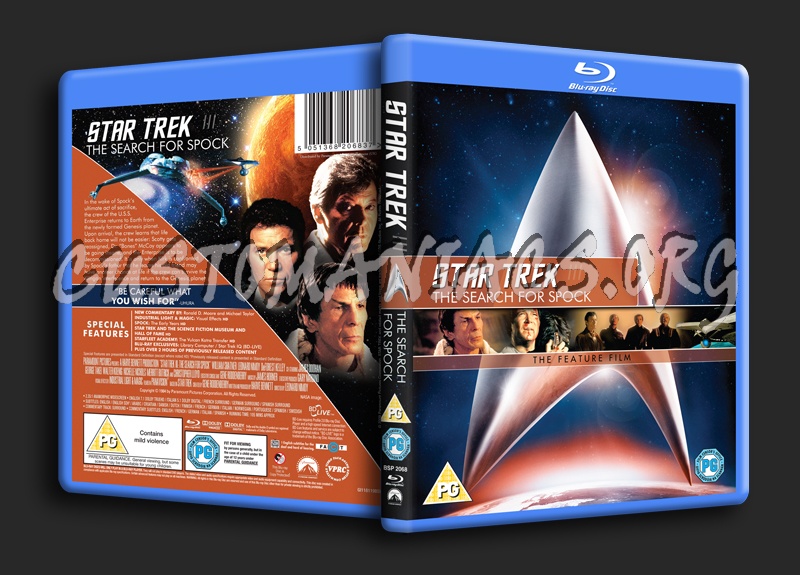 Star Trek III The Search for Spock blu-ray cover