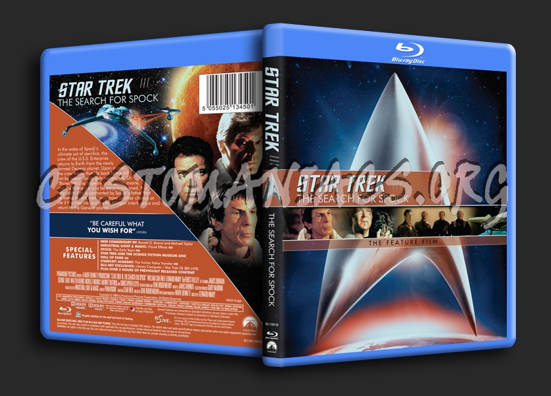 Star Trek III The Search for Spock blu-ray cover