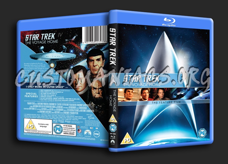Star Trek IV The Voyage Home blu-ray cover