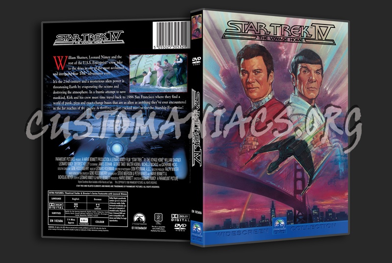 Star Trek IV The Voyage Home dvd cover