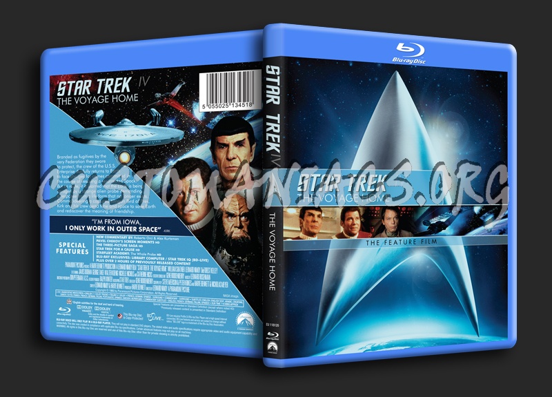 Star Trek IV The Voyage Home blu-ray cover