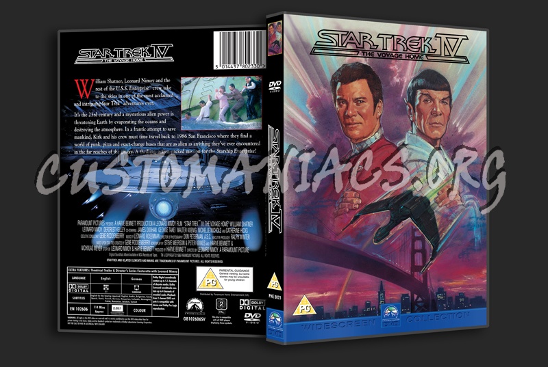 Star Trek IV The Voyage Home dvd cover