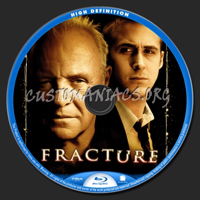 Fracture blu-ray label