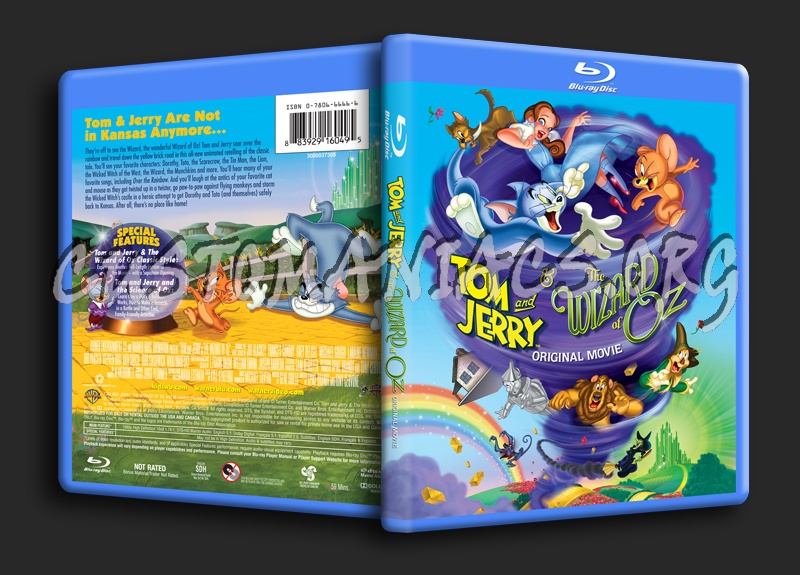 Tom & Jerry & the Wizard of Oz blu-ray cover