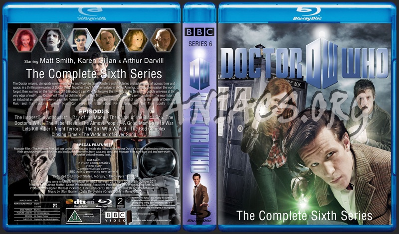 Doctor Who Complete Series 6 blu-ray cover