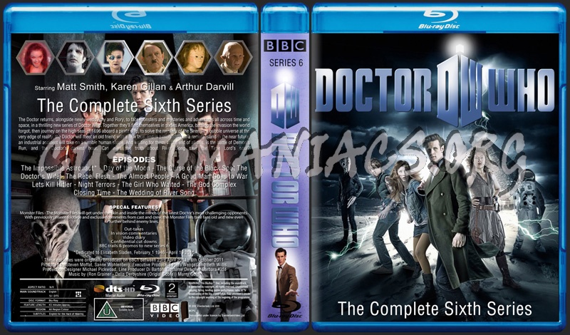 Doctor Who Complete Series 6 blu-ray cover