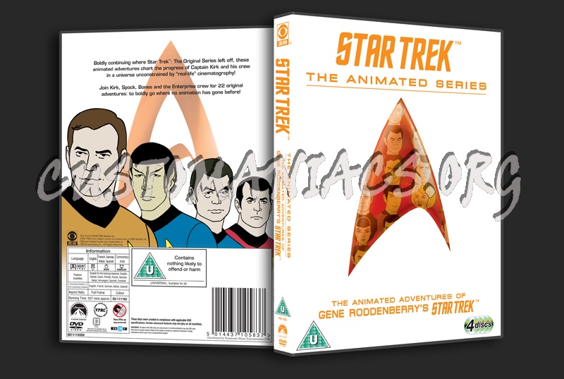 Star Trek The Animated Series dvd cover