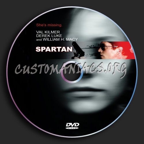 Spartan dvd label