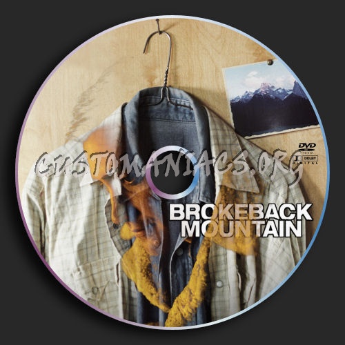 Brokeback Mountain dvd label