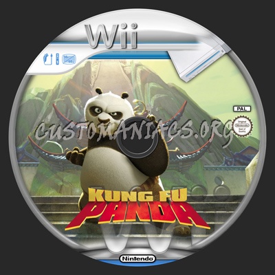 Kung Fu Panda dvd label