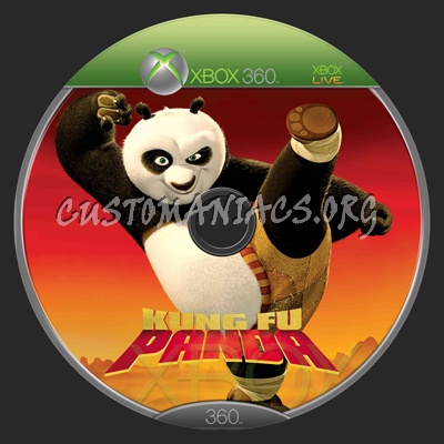 Kung Fu Panda dvd label