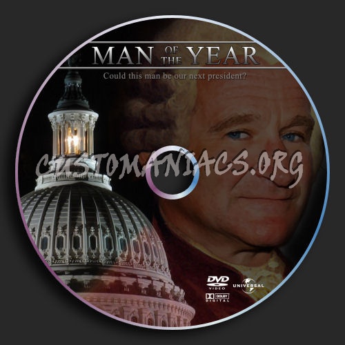 Man Of The Year dvd label