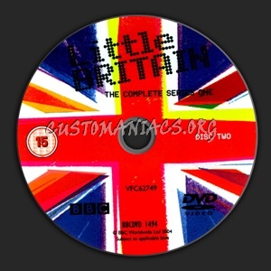 Little Britain Series 1 dvd label
