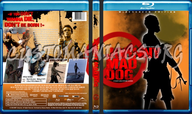 Johnny Mad Dog blu-ray cover