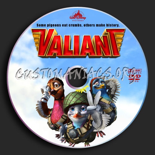 Valient dvd label