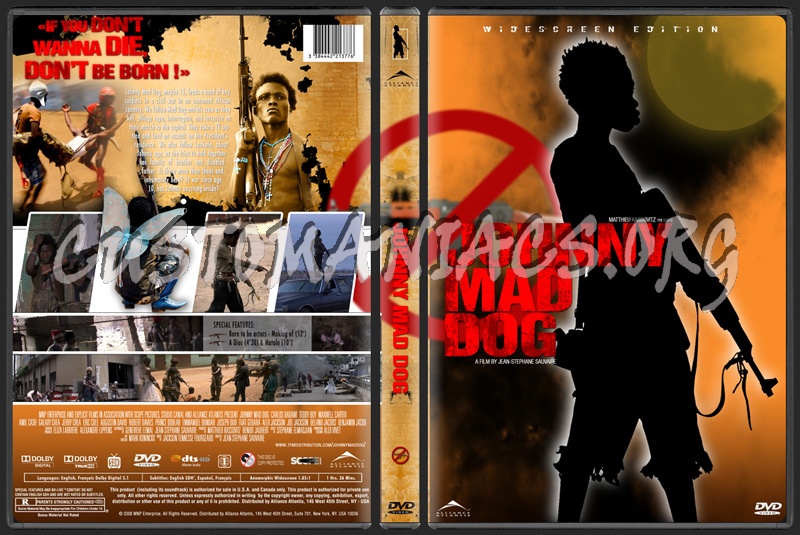 Johnny Mad Dog dvd cover