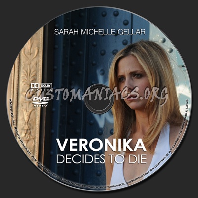 Veronika Decides to Die dvd label