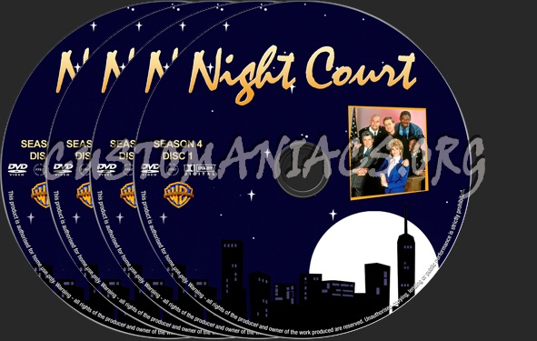 Night Court Season 4 dvd label