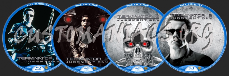 Terminator 2 Judgement Day blu-ray label