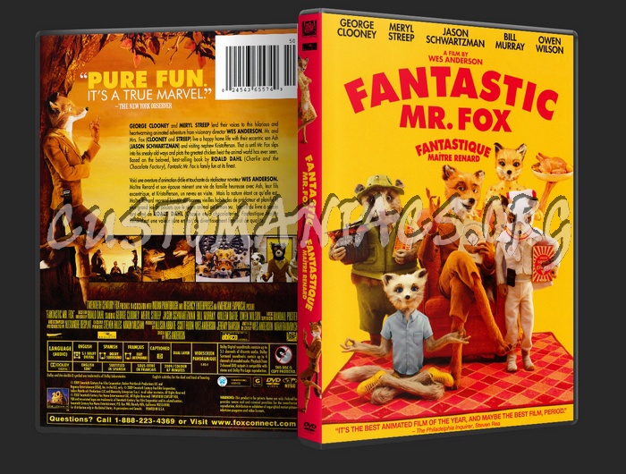 Fantastic Mr. Fox dvd cover