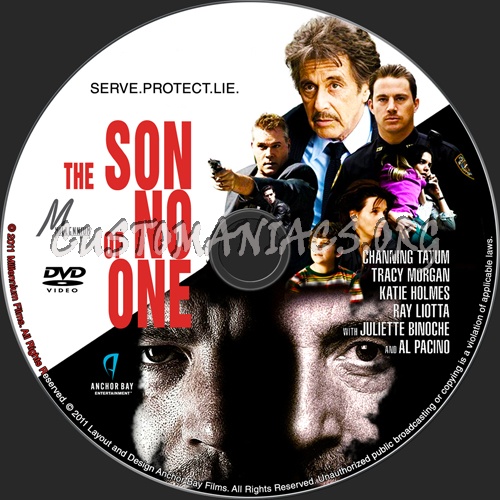 The Son of No One dvd label