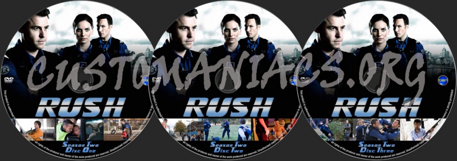 Rush Season 2 dvd label