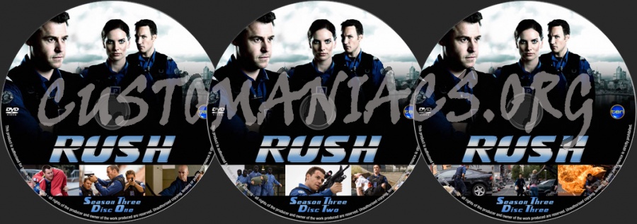 Rush Season 3 dvd label