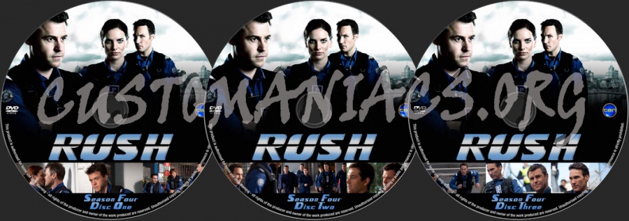 Rush Season 4 dvd label