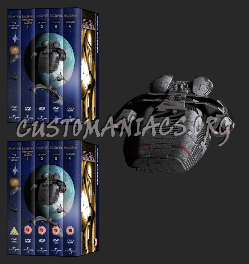 Battlestar Galactica dvd cover