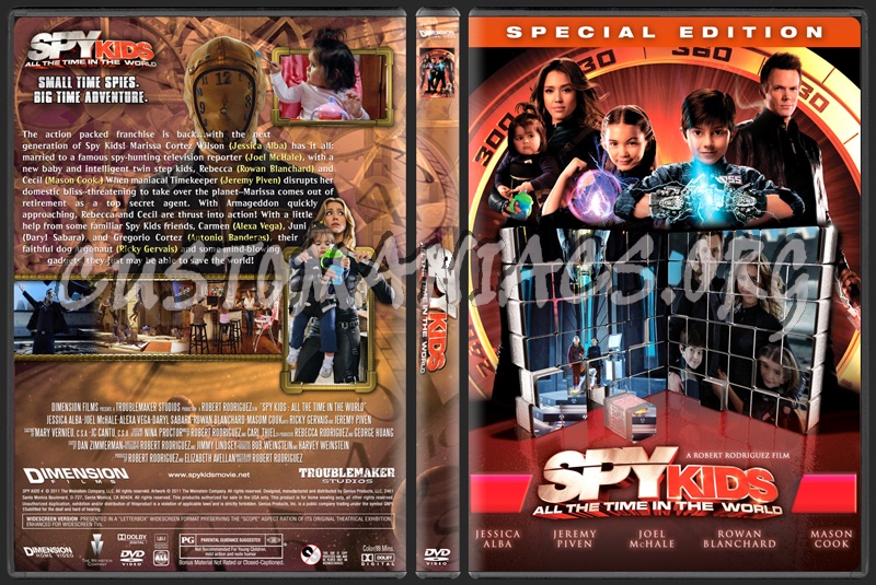 Spy Kids: All the Time in the World dvd cover