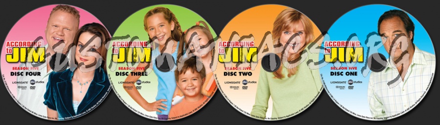 According to Jim Season 5 dvd label