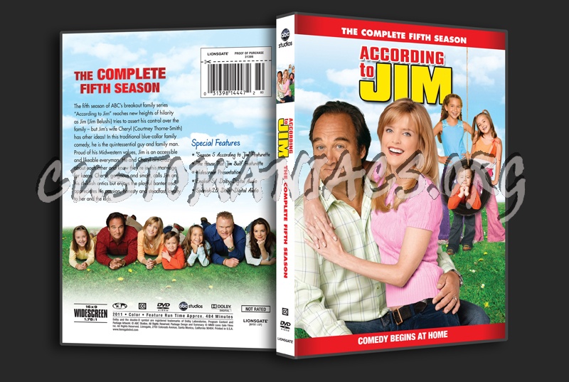 According to Jim Season 5 dvd cover
