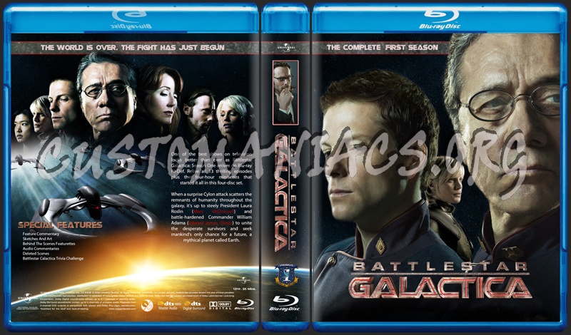 Battlestar Galactica Season 1 blu-ray cover