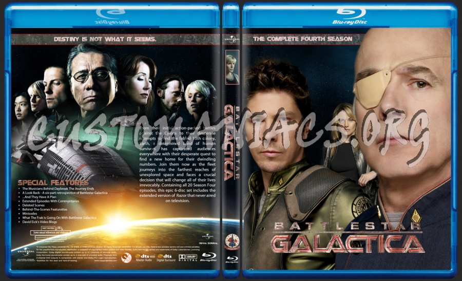 Battlestar Galactica Season 4 blu-ray cover