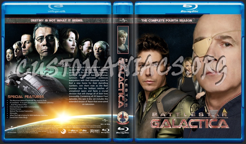 Battlestar Galactica Season 4 blu-ray cover