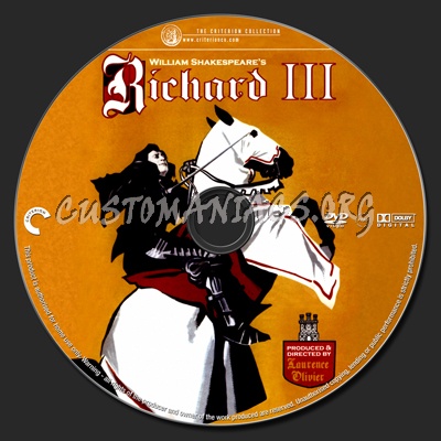 Richard III dvd label