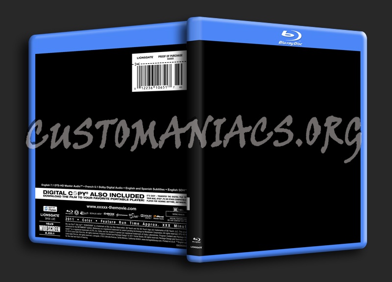 Lionsgate Blu-ray dvd label