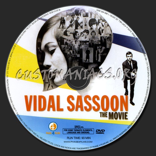 Vidal Sassoon The Movie dvd label