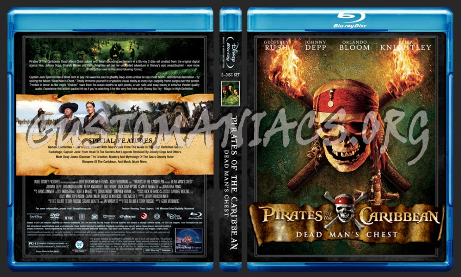 Pirates Of The Caribbean Collection blu-ray cover