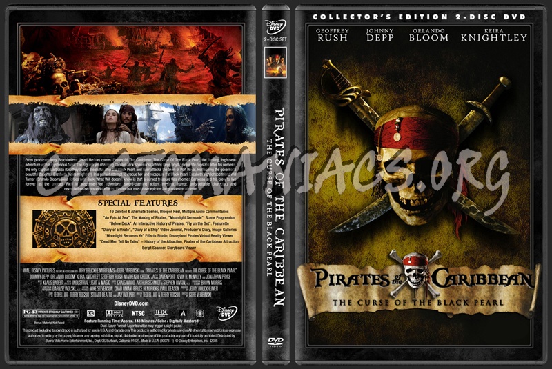 Pirates Of The Caribbean Collection dvd cover