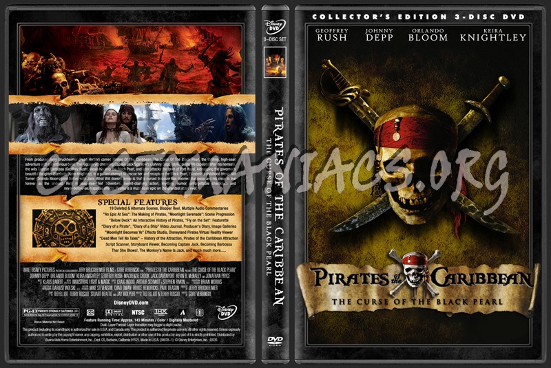 Pirates Of The Caribbean Collection dvd cover