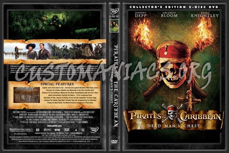 Pirates Of The Caribbean Collection dvd cover