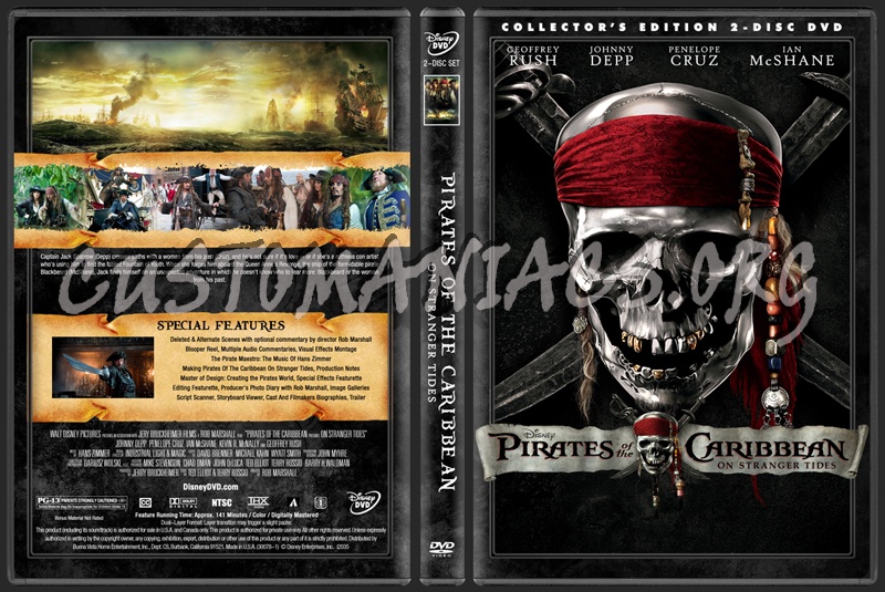 Pirates Of The Caribbean Collection dvd cover